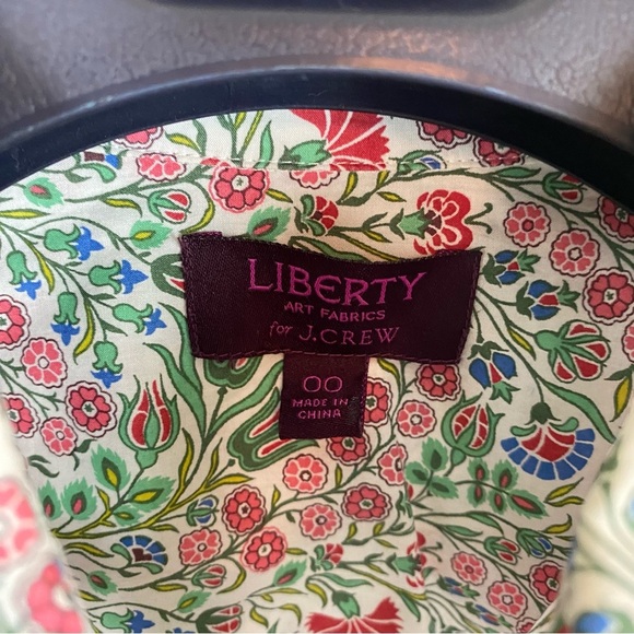 J. Crew x Liberty Perfect Shirt Floral Isborella Print Button Up - Picture 4 of 8